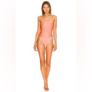 Baobab Collection Coral One Piece Swimsuit